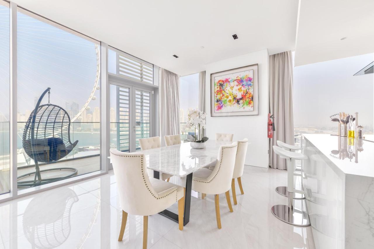 Spectacular 3 Bedroom Condo With Maids Room Facing The Dubai Eye Ngoại thất bức ảnh