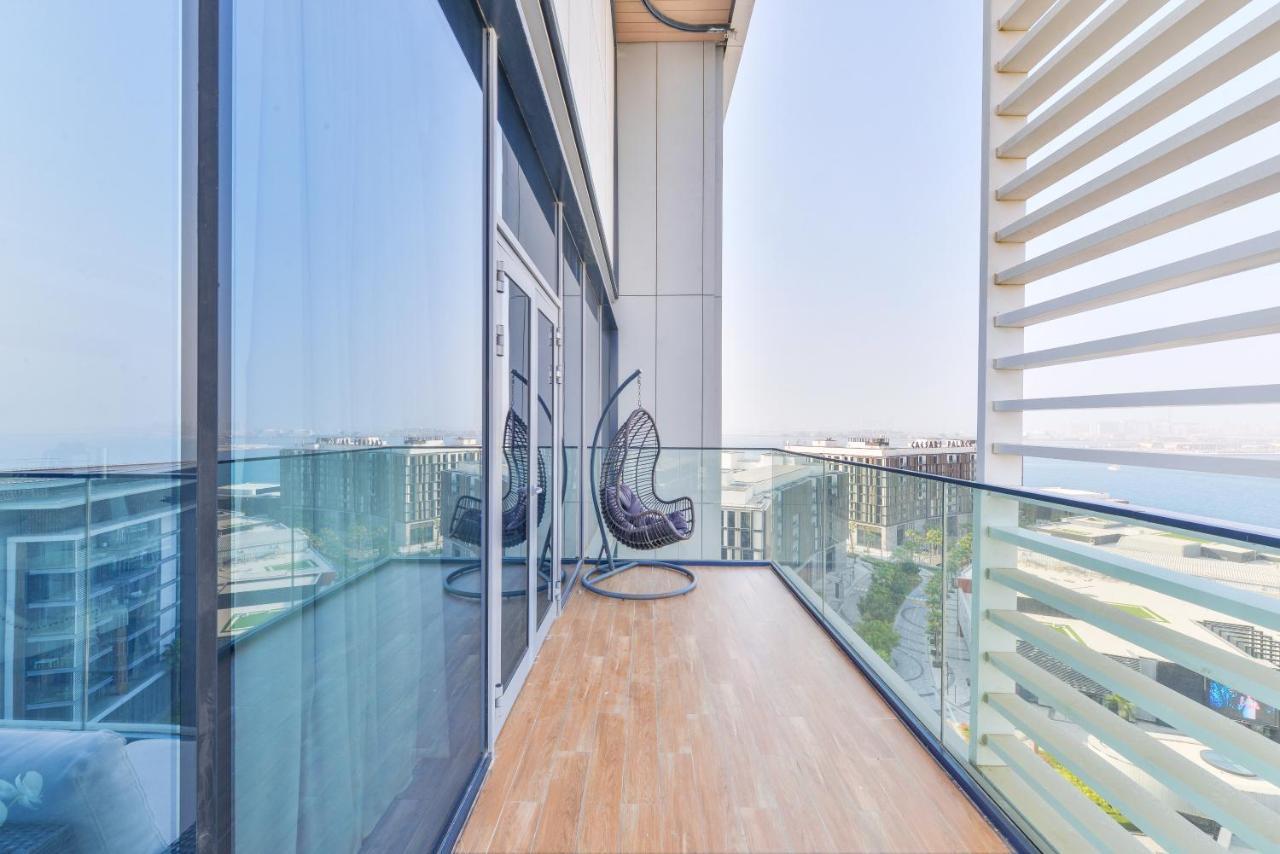 Spectacular 3 Bedroom Condo With Maids Room Facing The Dubai Eye Ngoại thất bức ảnh